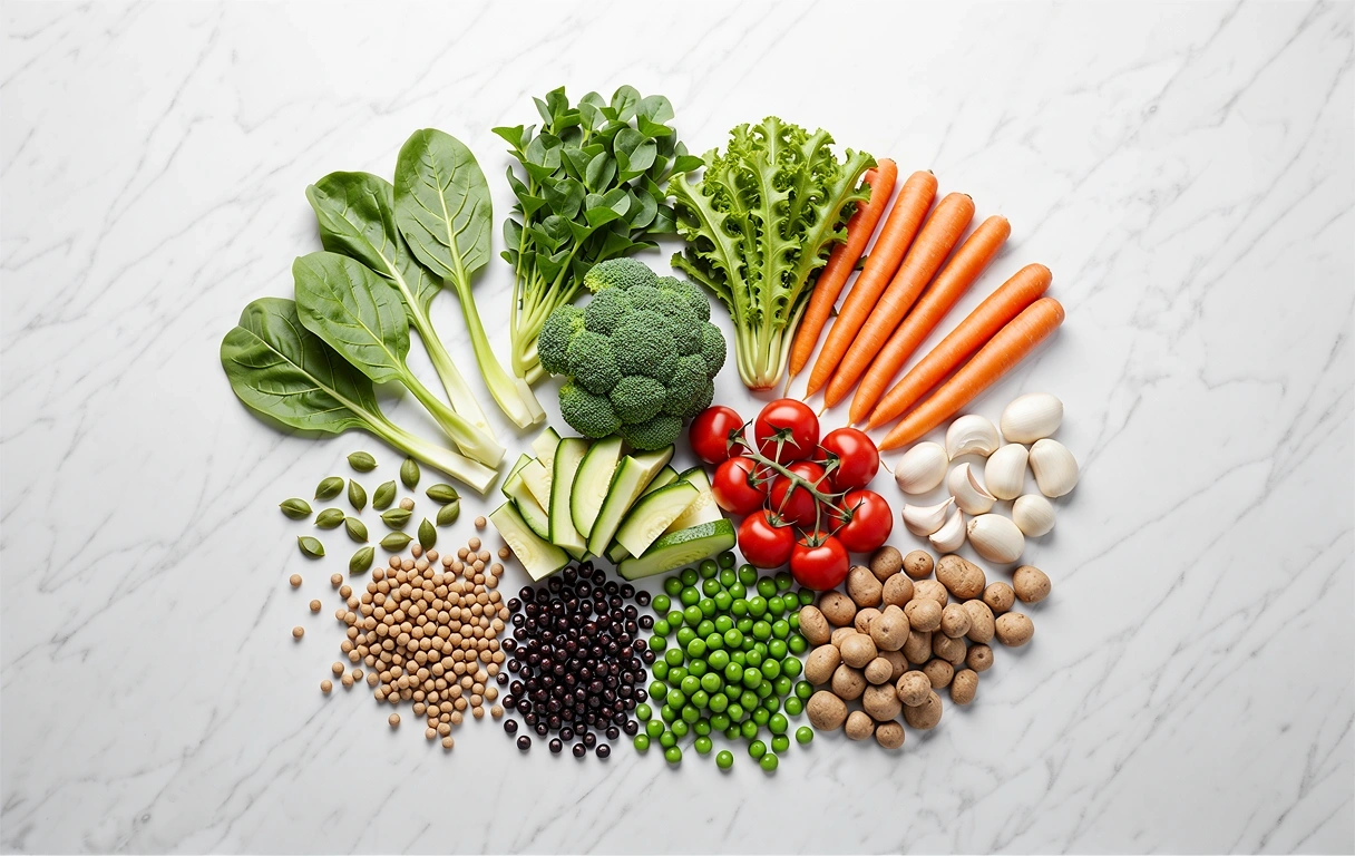 Frische gesunde Zutaten für die Nutriziologie